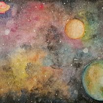 Meu projeto do curso: Técnicas modernas de aquarela. Traditional illustration, Fine Arts, Painting, and Watercolor Painting project by Cynara Scheffer - 10.23.2021