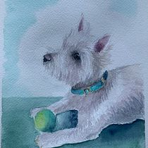 Mi Proyecto del curso: Retratos expresivos de animales en acuarela. Un projet de Illustration traditionnelle, Aquarelle, Dessin réaliste et Illustration naturaliste de marcelamiranda51 - 23.10.2021
