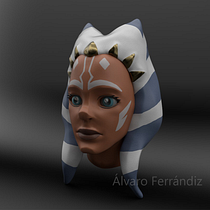 Ahsoka Tano 3D Model - Trabajo Final Ein Projekt aus dem Bereich 3D, Design von Figuren, 3-D-Modellierung, Design von 3-D-Figuren und 3-D-Design von alvaritoferrandiz - 24.10.2021