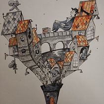 My project in Illustrated Stories: From Idea to Paper course. Traditional illustration, Fine Arts, Painting, Pencil Drawing, Drawing, Watercolor Painting, Children's Illustration, and Narrative project by Manuel Dias - 10.24.2021