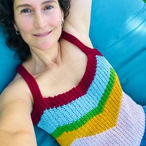 Mi Proyecto del curso: Crochet: crea prendas con una sola aguja. Fashion Design, Fiber Arts, DIY, and Crochet project by Francisca Imboden Fernández - 10.21.2021