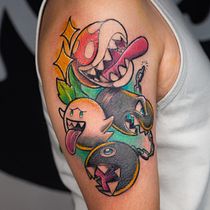 Mi Proyecto del curso: Técnicas de color para tatuajes. Un proyecto de Ilustración tradicional, Dibujo, Ilustración digital, Diseño de tatuajes y Dibujo digital de Agustin Reynoso - 25.10.2021