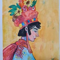 Mi Proyecto del curso: Técnicas experimentales de acuarela para principiantes . Traditional illustration, Fine Arts, Watercolor Painting, and Naturalistic Illustration project by Fernanda Simutaa - 10.25.2021