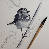 Meu projeto do curso: Aquarela naturalista com expressão e personalidade. Traditional illustration, Naturalistic Illustration, and Watercolor Painting project by Alexandre Gonçalves Ribeiro - 10.24.2021