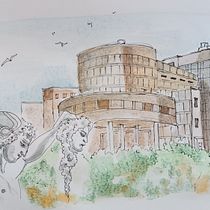 My project in Artistic Watercolor Sketching: Dare to Express Your Ideas course. Traditional illustration, Sketching, Creativit, Drawing, Watercolor Painting, and Sketchbook project by Liz Danko - 10.25.2021