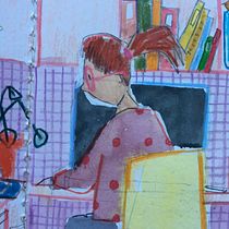 Meu projeto do curso: Sketchbook experimental: encontre seu estilo de desenho. Traditional illustration, Sketching, Creativit, Drawing, Watercolor Painting, Sketchbook, and Gouache Painting project by Sandrine Da Fonte - 10.25.2021