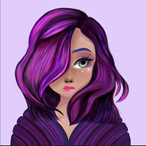 My project in Female Character Portraits in Procreate course. Projekt z dziedziny Trad, c, jna ilustracja, Ilustracja c, frowa, R, sunek c i frow użytkownika Beatriz - 25.10.2021