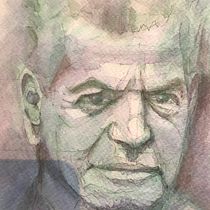 Autorretrató 1. Fine Arts, Painting, Watercolor Painting, and Portrait Drawing project by Héctor Sbarbati - 10.25.2021