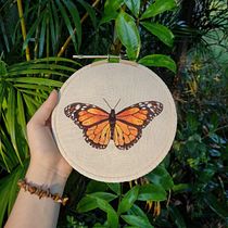 Meu projeto do curso: Técnicas de bordado realista. Embroider, and Traditional illustration project by Fernanda Fernandes Cardoso - 10.26.2021