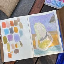 My project in Exploratory Sketchbook: Find Your Drawing Style course. Traditional illustration, Sketching, Creativit, Drawing, Watercolor Painting, Sketchbook, and Gouache Painting project by Bronte Hogarth - 10.26.2021