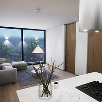 Modelo9Tres Ein Projekt aus dem Bereich 3D, Architektur, Innenarchitektur, Digitale Architektur, 3-D-Design und ArchVIZ von Andres Torres - 24.10.2021