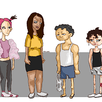 Meu projeto do curso: Introdução ao desenho de personagens para animação e videogames. Un projet de Illustration traditionnelle, Animation, Conception de personnages, Jeux vidéo , et Conception de jeux vidéo de Ana Luísa Silva de Oliveira - 26.10.2021
