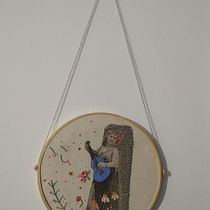 Meu projeto do curso: Bordado em fotografias. Photograph, Printing, Embroider, DIY, Collage, and Paper Craft project by dornelascb - 10.26.2021