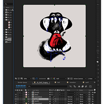 Wolf singing animation Ein Projekt aus dem Bereich Traditionelle Illustration, Motion Graphics, Animation, 2-D-Animation und Digitale Illustration von friedplanet - 27.10.2021
