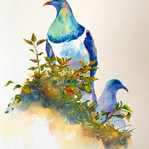 My project in Expressive Animal Portraits in Watercolor course. Un projet de Illustration traditionnelle, Aquarelle, Dessin réaliste et Illustration naturaliste de mitchellnz - 16.10.2021
