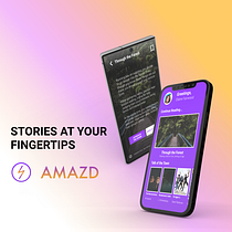 AMAZD Reading App (My project in Introduction to UX Writing course) Ein Projekt aus dem Bereich UX / UI, Informationsdesign, Cop, writing und App-Design von Alvikha Adrian - 15.10.2021