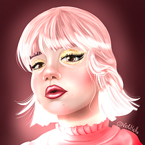 My project in Female Character Portraits in Procreate course. Projekt z dziedziny Trad, c, jna ilustracja, Ilustracja c, frowa, R, sunek c i frow użytkownika Isabel Linhas Roxas - 27.10.2021