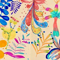 My project in Illustration Techniques to Unlock your Creativity course. Design, Traditional illustration, Fine Arts, Painting, Creativit, Creating with Kids, and Sketchbook project by Elina Faur - 10.27.2021