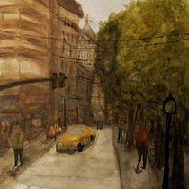 Mi Proyecto del curso: Paisajes urbanos en acuarela. Un projet de Aquarelle, Beaux Arts et Illustration architecturale de Victor Pineda - 28.10.2021