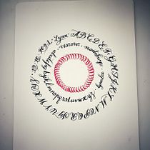 My project in English Calligraphy from A to Z course. Calligraph project by Lynn Lee - 10.28.2021