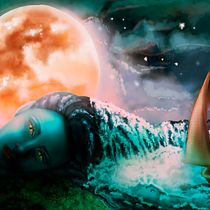Il mio progetto del corso: Ritratti digitali fantastici con Photoshop. Traditional illustration, Drawing, Digital Illustration, Portrait Drawing, Digital Drawing, and Digital Painting project by kovalnatalia968 - 10.28.2021