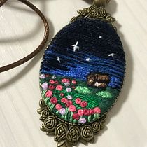 Meu projeto do curso: Técnicas de bordado em miniatura. Un projet de Broderie de Pri Chinen - 28.10.2021