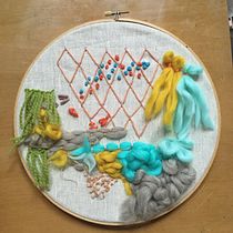 My project in Embroidered Tapestry Creation course. Un projet de Broderie , et Décoration de Elizabeth Watkin - 28.10.2021