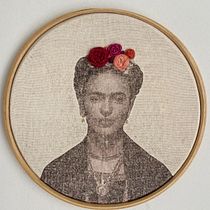 Meu projeto do curso: Bordado em fotografias sobre tela. Photograph, Collage, Paper Craft, Printing, Embroider, and DIY project by Laryssa Brandini - 10.28.2021