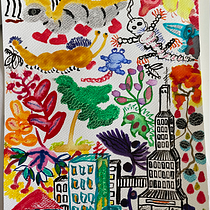 My project in Illustration Techniques to Unlock your Creativity course. Design, Traditional illustration, Fine Arts, Painting, Creativit, Creating with Kids, and Sketchbook project by Olga Rutkowiak-Krawczyk - 10.29.2021