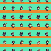 My project in Pixel Art Character Animation for Video Games course Ein Projekt aus dem Bereich Animation von Figuren, Videospiele, Pixel Art und Videospielentwicklung von Liem Nguyen - 27.10.2021