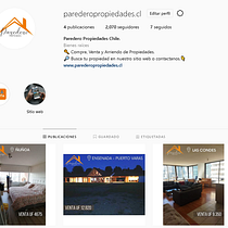 Paredero Propiedades . Un progetto di Social media, Marketing digitale, Mobile marketing, Marketing per Facebook e Marketing per Instagram di Benjamin Muñoz - 29.10.2021
