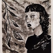 Meu projeto do curso: Ilustração em nanquim com influência japonesa. Drawing, Traditional illustration, Ink Illustration, and Design project by zelectra - 10.27.2021