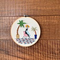 Meu projeto do curso: Bordado em fotografias sobre tela. Photograph, Collage, Paper Craft, Printing, Embroider, and DIY project by Flavia Pesce Dantas - 10.27.2021