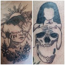 Mi Proyecto del curso: Tatuaje para principiantes. Tattoo Design project by Katia Jazmin Sánchez Serna - 10.29.2021