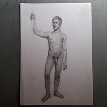 Mi Proyecto del curso: Dibujo realista de la figura humana. Traditional illustration, Fine Arts, Sketching, Pencil Drawing, Drawing, Realistic Drawing, and Figure Drawing project by Emilce Gomez - 10.29.2021