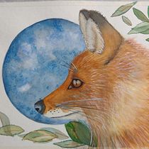Mi Proyecto del curso: Retratos expresivos de animales en acuarela. Un projet de Illustration traditionnelle, Aquarelle, Dessin réaliste et Illustration naturaliste de Virginia Daga - 30.10.2021