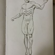My project in Illustration for Comics: Anatomy of a Superhero course. Ilustração tradicional, Design de personagens, Comic, Desenho a lápis, e Desenho anatômico projeto de Cezary Łobiński - 29.10.2021
