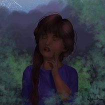 Meu projeto do curso: Retrato digital no Photoshop com um toque de fantasia. Traditional illustration, Drawing, Digital Illustration, Portrait Drawing, Digital Drawing, and Digital Painting project by Josué Oliveira - 10.30.2021