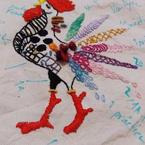Mi Proyecto del curso: Técnicas de bordado: ilustrando con hilo y aguja. Un projet de Broderie de Aka Aka - 30.10.2021
