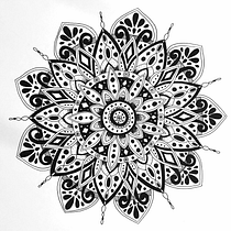 My project in The Art of Mandala Drawing Ein Projekt aus dem Bereich Zeichnung und Illustration mit Tinte von Abigail Holden - 30.10.2021