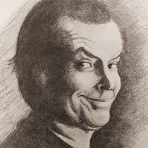 Mon projet du cours : Dessin de portrait : créez des expressions authentiques. Un projet de Illustration traditionnelle, Beaux Arts, Esquisse , Dessin au cra, on, Dessin, Dessin de portrait, Dessin réaliste, Dessin artistique , et Dessin anatomique de Guenola Ménivard - 31.10.2021