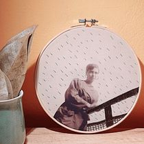 Proyecto final Covadonga C: "Un día de lluvia en el puente".. Photograph, and Embroider project by Covadonga Cadrecha - 10.31.2021