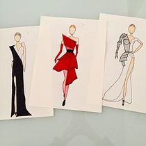 Mi Proyecto del curso: Eleganza extravaganza. Un proyecto de Ilustración tradicional, Bocetado, Diseño de moda y Dibujo digital de sanz_arantxa - 01.11.2021