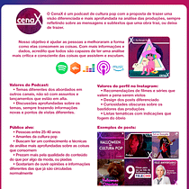 Projeto Final: CenaX. Marketing, Social Media, Digital Marketing, Instagram, Content Marketing, Communication & Instagram Marketing project by Camila Campos - 10.26.2021