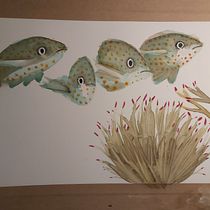 Mi Proyecto del curso: Ilustración de universos marinos en acuarela. Un projet de Illustration traditionnelle, Peinture, Aquarelle et Illustration naturaliste de monimoni_91_ - 01.11.2021