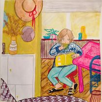 Mein Kursprojekt: Das Skizzenbuch als Erkundungsreise: Finde deinen Zeichenstil. Traditional illustration, Sketching, Creativit, Drawing, Watercolor Painting, Sketchbook, and Gouache Painting project by Sabrina E. - 11.01.2021