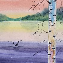 Mi Proyecto del curso: Paisajes atmosféricos en acuarela Ein Projekt aus dem Bereich Bildende Künste, Malerei und Aquarellmalerei von Victoria Beresi - 31.10.2021