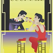 Mi Proyecto del curso: Ilustración digital estilo art déco. Traditional illustration, Fine Arts, Poster Design, and Digital Illustration project by Sergio Venegas - 11.02.2021