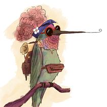 My project in Anthropomorphic Character Creation course. Traditional illustration, Character Design, Drawing, Digital Illustration, and Watercolor Painting project by Jonathan Copete - 11.01.2021