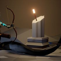 Low Poly Lamia (greek mitology)  Ein Projekt aus dem Bereich 3D, 3-D-Modellierung, Videospiele, Design von 3-D-Figuren und Design für Videospiele von giuseppenaselli - 02.11.2021
